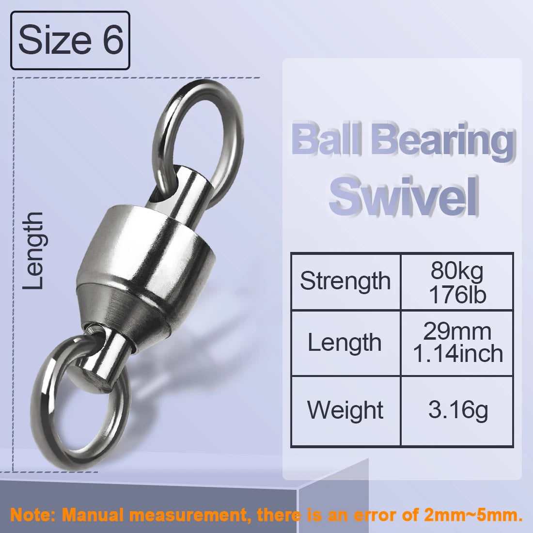 Ball Bearing Fishing Swivel
